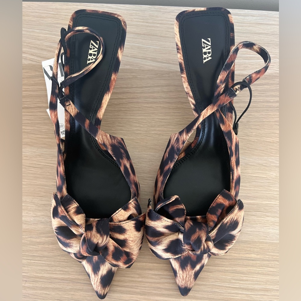 Zara Women's Leopard Print Heels
